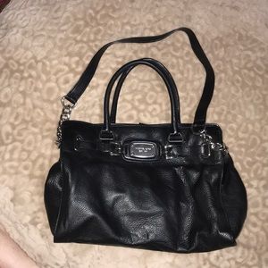 Michael Kors - Blk Leather Satchel - EUC Like NEW
